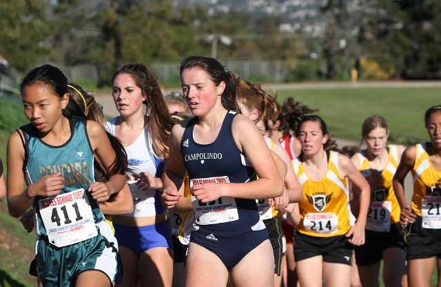 NCS XC D3 Girls-032.JPG - 2009 North Coast Section Cross Country Championships, Hayward High School, Hayward, California